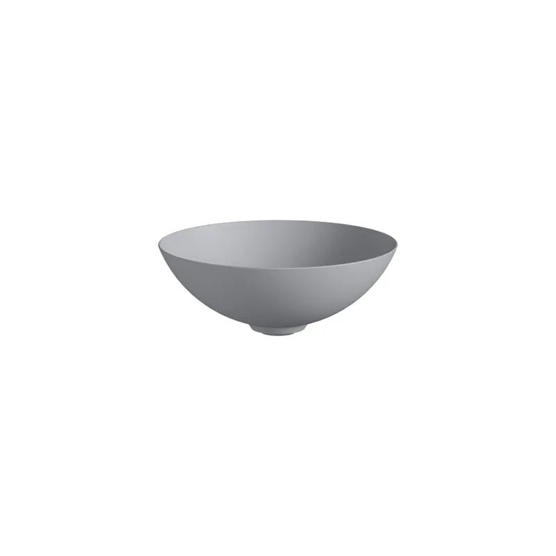 Hoge Kwaliteit Characters - umyvadlová mísa 36x36 bez otvoru pro baterii, bez přepadu, Vitreon Steel Nordic mat (H512CA27101121)