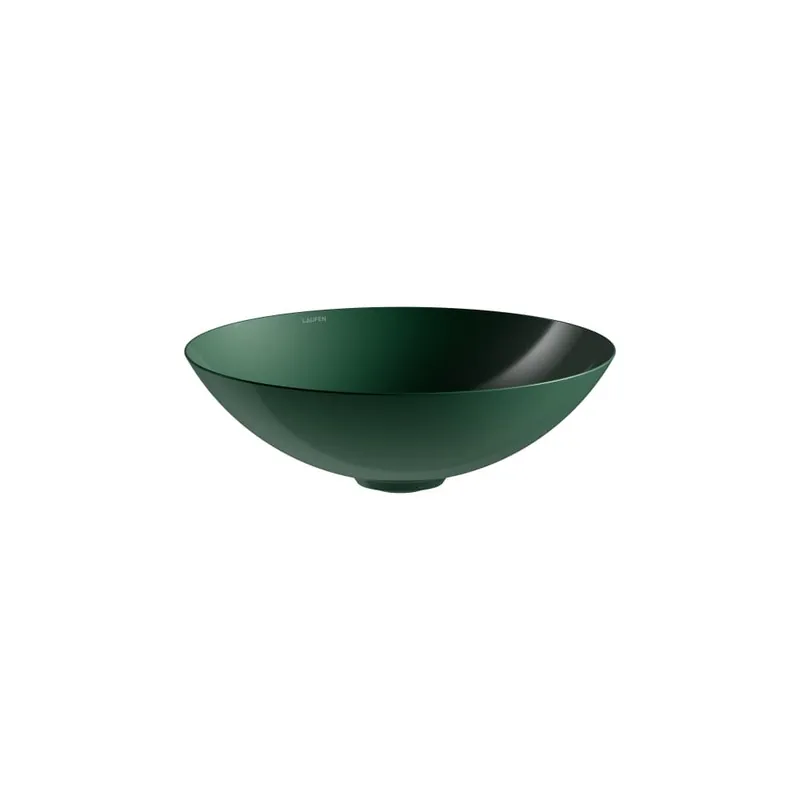 Characters - umyvadlová mísa 45x45 bez otvoru pro baterii, bez přepadu, Vitreon Steel Deep green (H512CA50141121) Must-Have