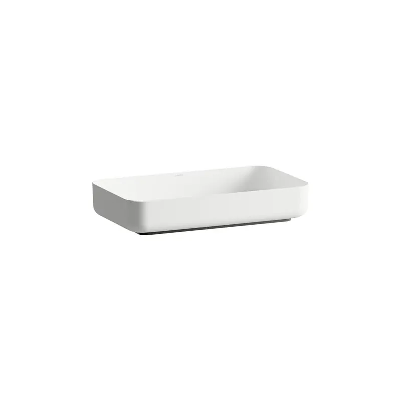 Veilige Betaling Stream - umyvadlová mísa 59,9x34,9 bez otvoru pro baterii, bez přepadu, Vitreon Steel bílá mat (H512SR67571121)