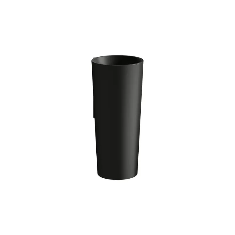Scopio - závěsné umyvadlo 40x50x90, otvor pro baterii, bez přepadu, Vitreon Steel černá mat (H511CO47161111) Tijdelijk Beschikbaar