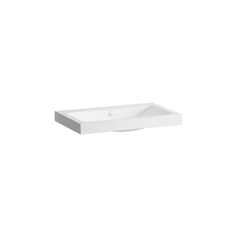 Classics - umyvadlová mísa 80x50 otvor pro baterii, s přepadem, Vitreon Steel bílá (H512CL70001041) Gereduceerde Prijs