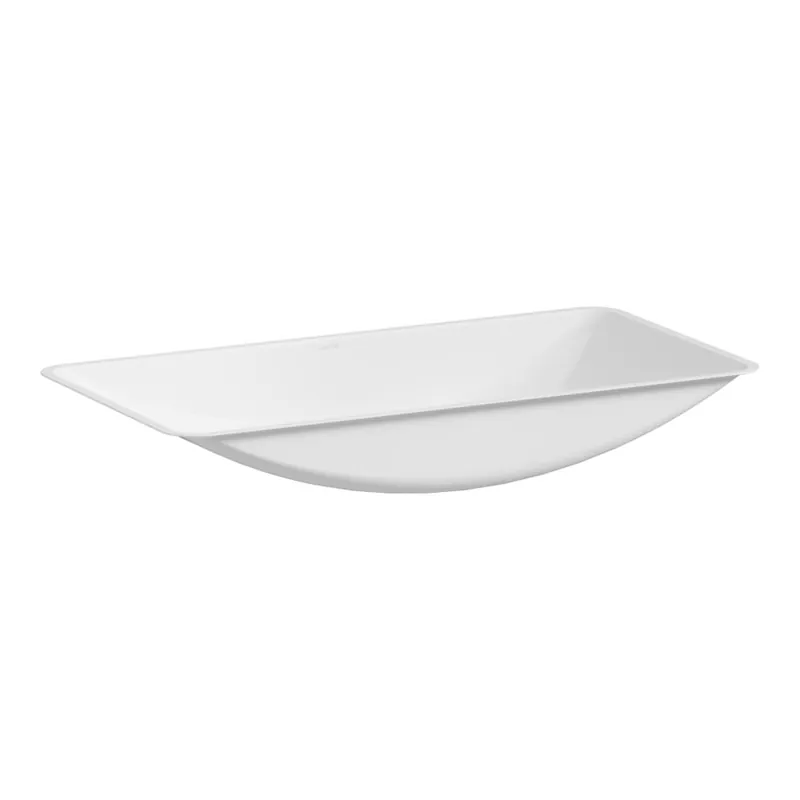 Classics - vestavné umyvadlo 72,7x38 bez otvoru pro baterii, bez přepadu, Vitreon Steel bílá (H513CL40001121) Gratis Retour