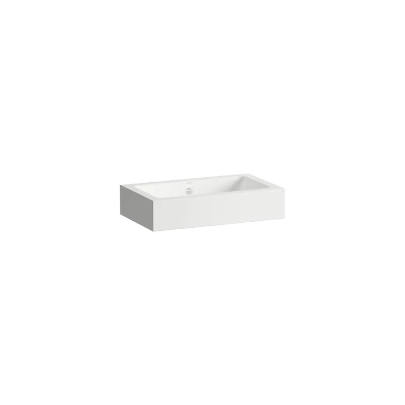 Hete Deal Classics - závěsné umyvadlo 58,5x34,7 bez otvoru pro baterii, s přepadem, Vitreon Steel bílá (H510CL30001091)