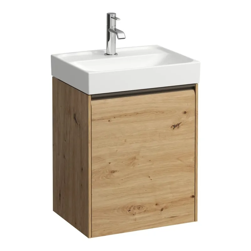 Meda - skříňka 43,5x34 pod umývátko H815111, 1 dvířka, panty vpravo, divoký dub (H4215420112671) Beperkte Voorraad