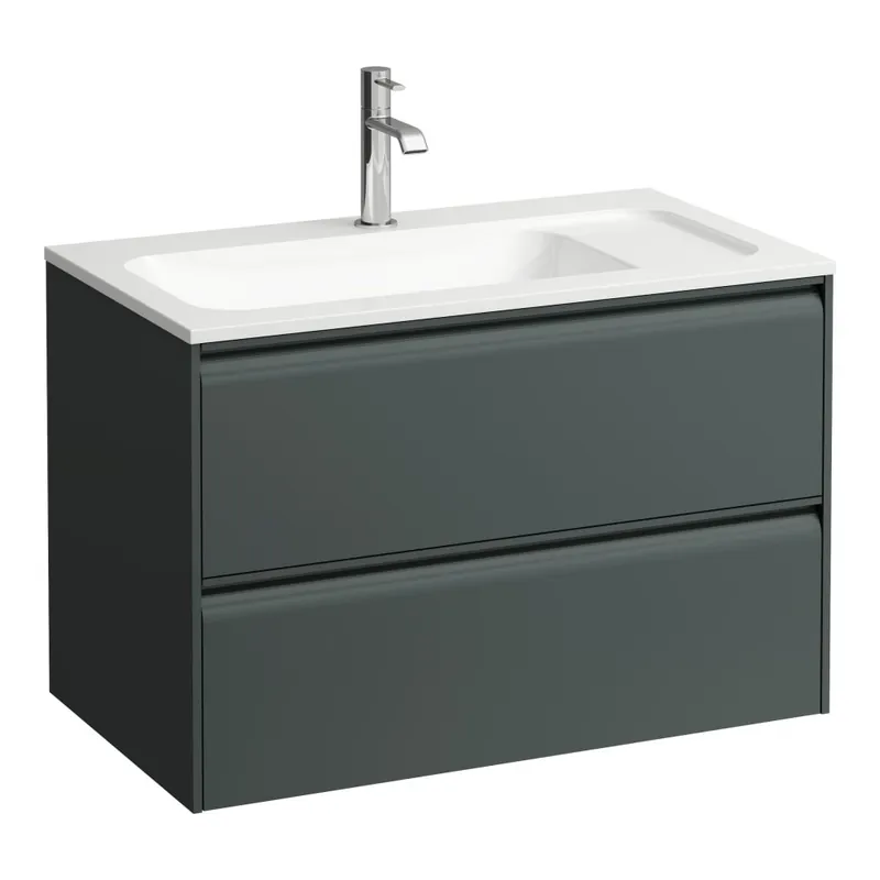 Meda - skříňka 77x44 pod umyvadlo H814117, 2 zásuvky, šedá traffic (H4216820112661) Bestseller