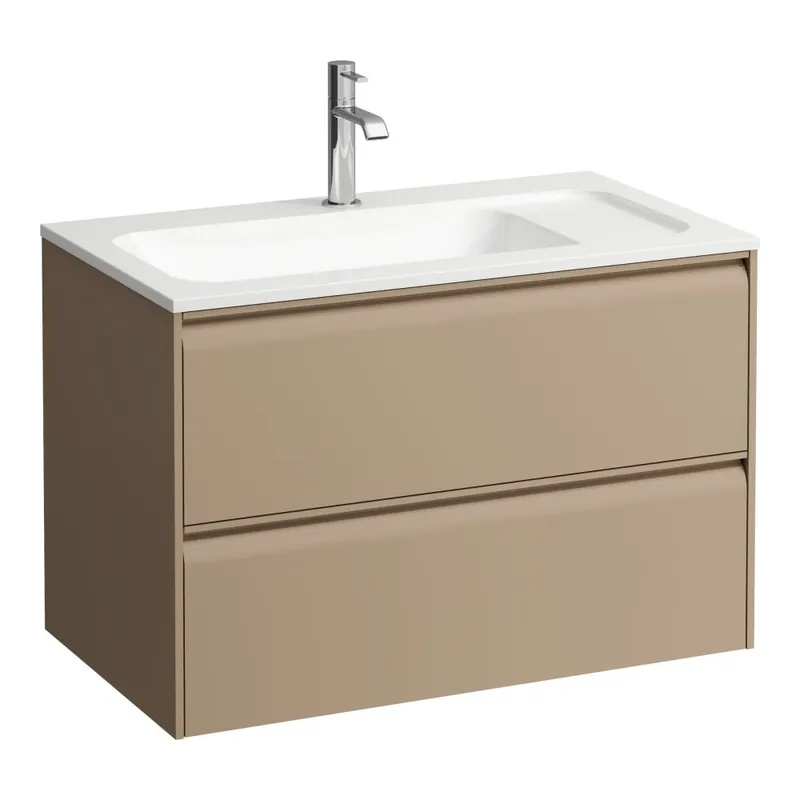 Fabrieksprijs Meda - skříňka 77x44 pod umyvadlo H814117, 2 zásuvky, cappuccino (H4216820114651)