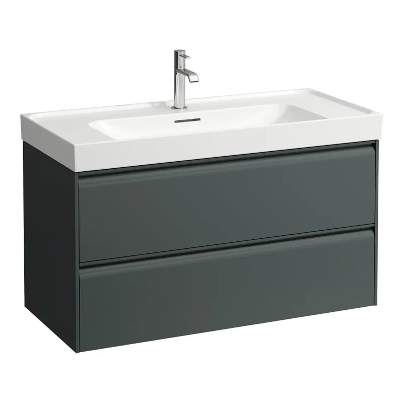 Meda - skříňka 98x45 pod umyvadlo H810119, 2 zásuvky, šedá traffic (H4216220112661) Beperkt Aanbod
