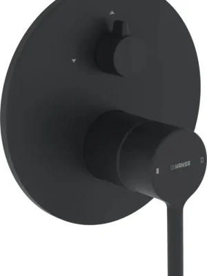 Hansavantis - podomítková vanová baterie, vrchní sada, pro Hansabluebox, černá matná (8260902733) Nejnovější Verze
