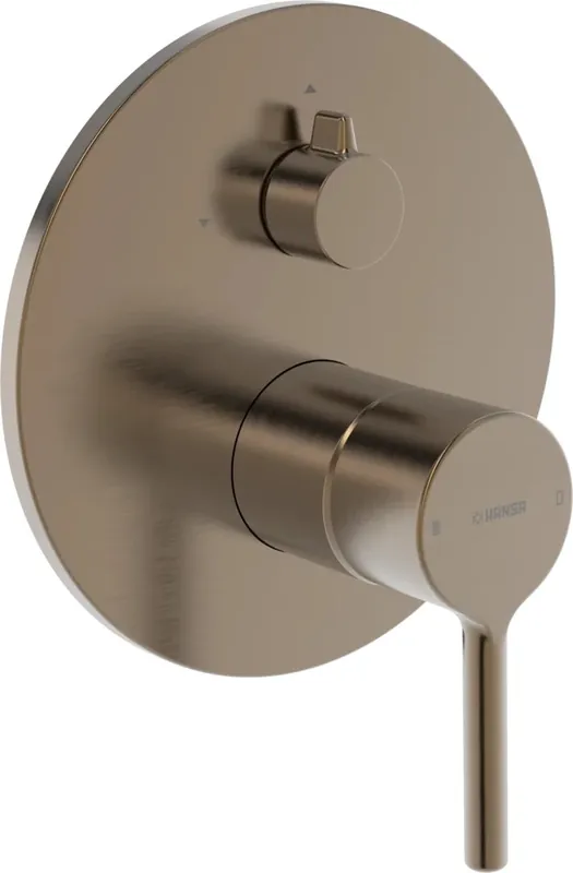 Direct Beschikbaar Hansavantis - podomítková vanová baterie, vrchní sada, pro Hansabluebox, broušený bronz (8260902781)