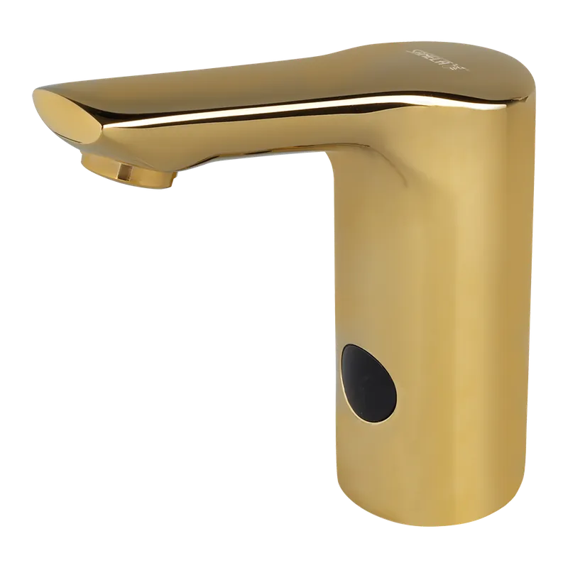 Koopje SLU 62GB Automatická umyvadlová baterie s elektronikou ALS pro teplou a studenou vodu, gold, 6 V (13628)