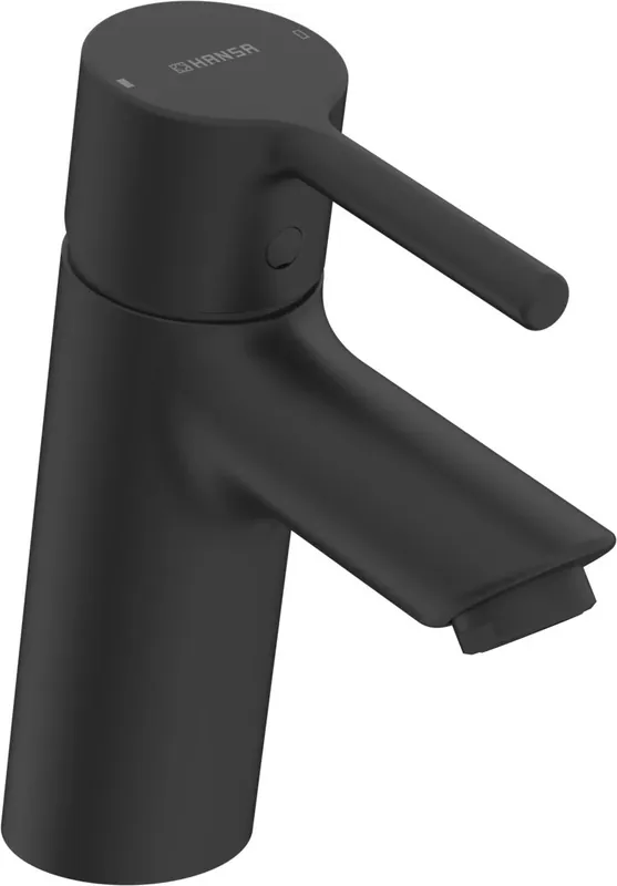 Alleen Vandaag Hansavantis - páková umyvadlová baterie, bez odtokové soupravy, vyložení 109 mm, černá matná (5242226733)