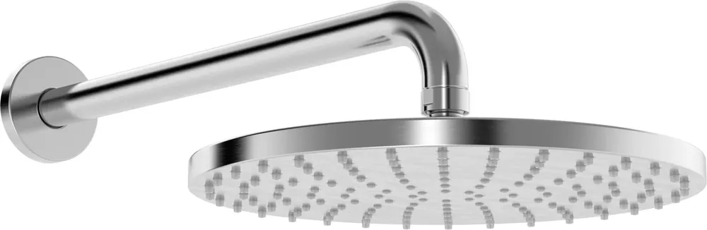 Rechtstreeks Van De Fabrikant Hansaviva - hlavová sprcha, průměr 250 mm, přívod ze stěny, broušená ocel (4426020080)