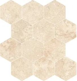 Dusk Mos. Hexa Dune - dlaždice mozaika 30x34 béžová (DSK447N) Speciale Aanbieding