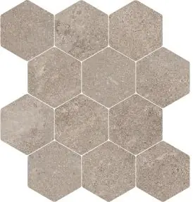 Dusk Mos. Hexa Tundra - dlaždice mozaika 30x34 šedá (DSK557N) Betaalbaar