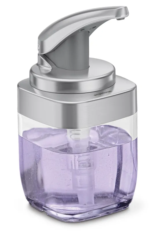 Dávkovač mýdla Simplehuman, 444 ml, kartáčovaný nikl (BT1081) Aanbieding