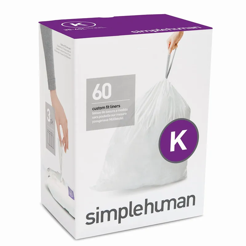 Veilige Betaling Sáčky do odpadkového koše 35-45 L, Simplehuman typ K zatahovací, 3 x 20 ks ( 60 sáčků ) (CW0260)
