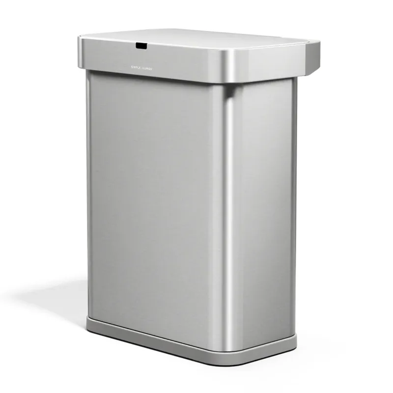 Simplehuman bezdotykový odpadkový koš SENSOR, 58 L, hlasové ovládání, nerezová ocel (ST2047) Korting