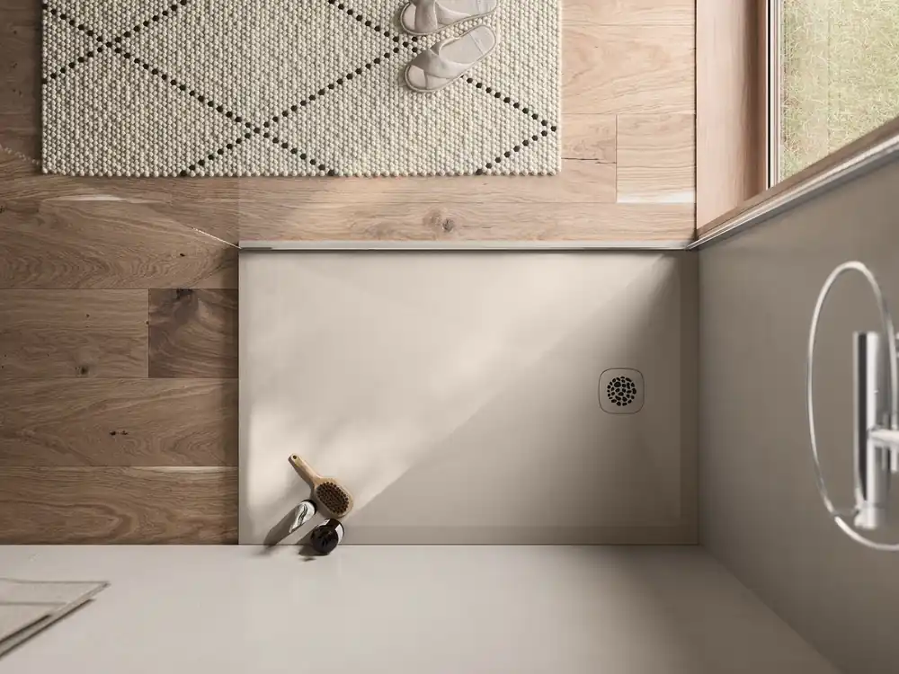 Air konopí - obdélníková sprchová vanička 100x90, Mineralite (W37AS10009015) Dagaanbieding