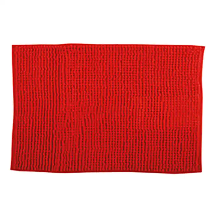 MSV koupelnová předložka CHENILLE, červená, mikrovlákno, protiskluzová, 60 x 90 cm (141621) Veilige Betaling