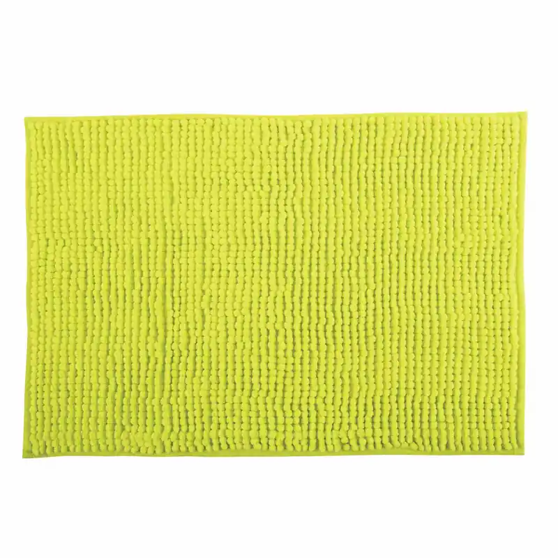 Exclusieve Aanbieding MSV koupelnová předložka CHENILLE, limetková, mikrovlákno, protiskluzová, 40 x 60 cm (141618)