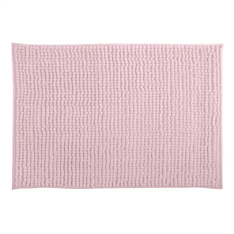 Meest Verkocht MSV koupelnová předložka CHENILLE, pastelově růžová, mikrovlákno, protiskluzov, 40 x 60 cm (141607)