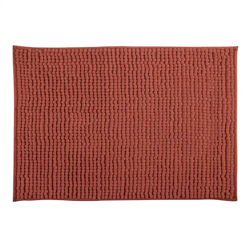 Bestseller MSV koupelnová předložka CHENILLE, terakota, mikrovlákno, protiskluzová, 40 x 60 cm (141606)
