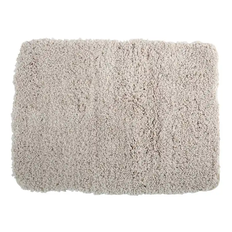 Veilige Betaling MSV koupelnová předložka MICROFIBER, béžová, polyester, protiskluzová, 50 x 70 cm (140875)