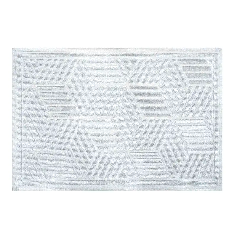 Seizoensaanbieding Spirella koupelnová předložka CUBO, bílá, bavlna, 50 x 80 cm (10.19213)