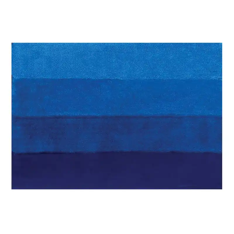 Beperkt Aanbod Spirella koupelnová předložka FOUR, modrá, polyester, protiskluzová, 60 x 90 cm (10.16173)