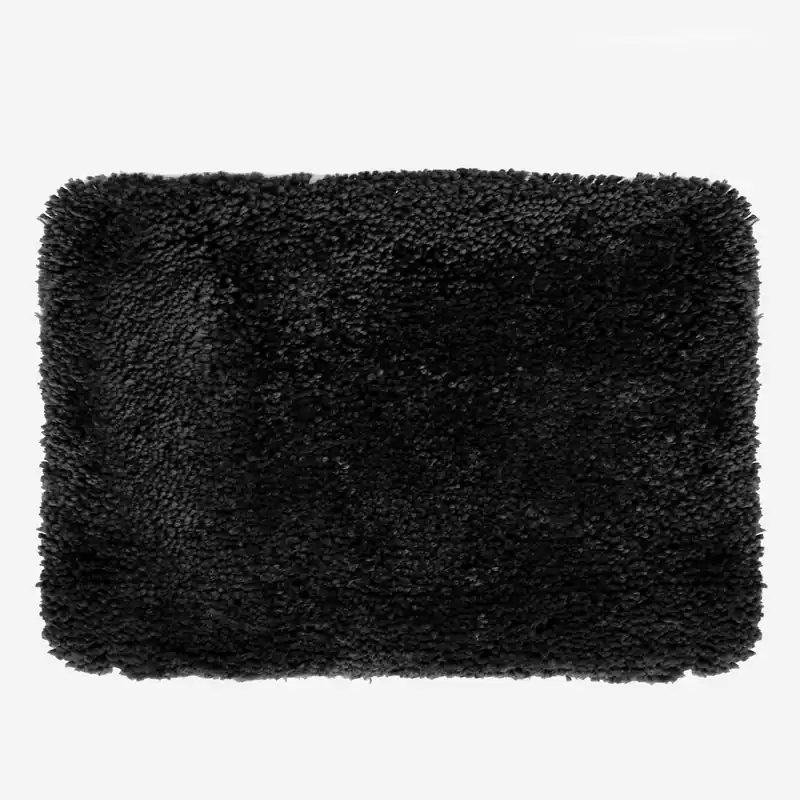 Spirella koupelnová předložka HIGHLAND, vysoký vlas, černá, mikrovlákno, 55 x 65 cm (10.16220) Flitsaanbieding