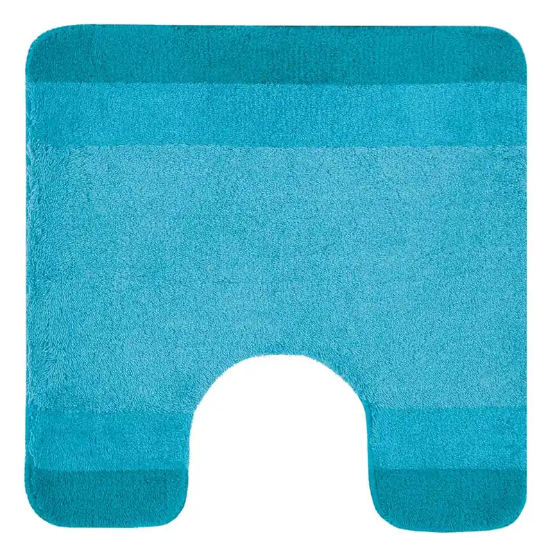 Seizoensaanbieding Spirella koupelnová WC předložka BALANCE, tyrkysová, polyester, 55 x 55 cm (10.09217)