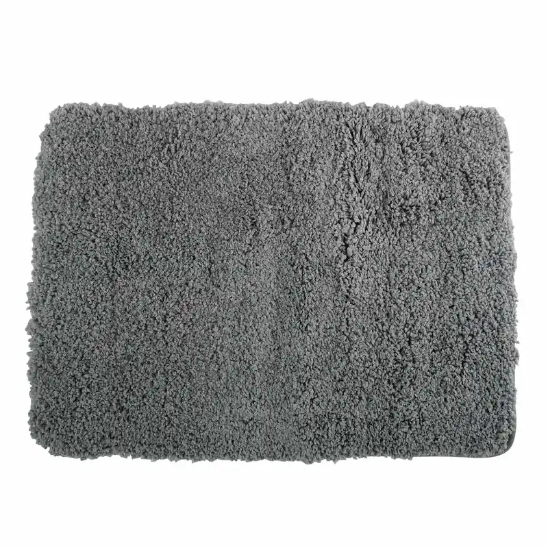 Veilige Betaling MSV koupelnová protiskluzová předložka MICROFIBER, světle šedá, polyester, 40 x 60 cm (144543)