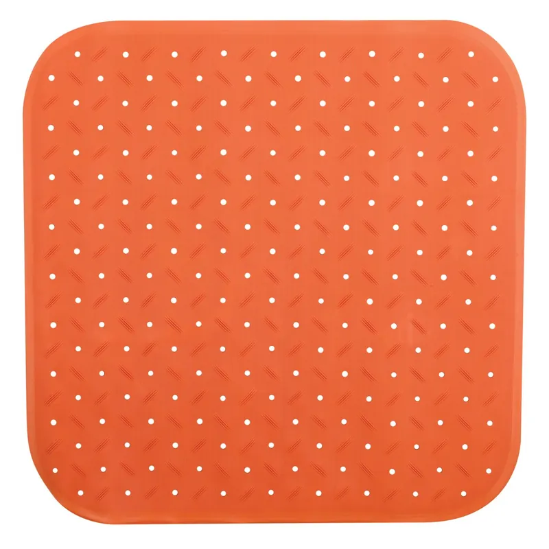 MSV protiskluzová podložka do sprchy CLASS Premium, oranžová, SBS kaučuk, 54 x 54 cm (142966) Bestseller
