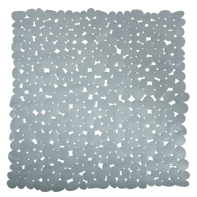 Aanbieding MSV protiskluzová podložka do sprchy GALETS, šedá, PVC, 53 x 53 cm (140886)