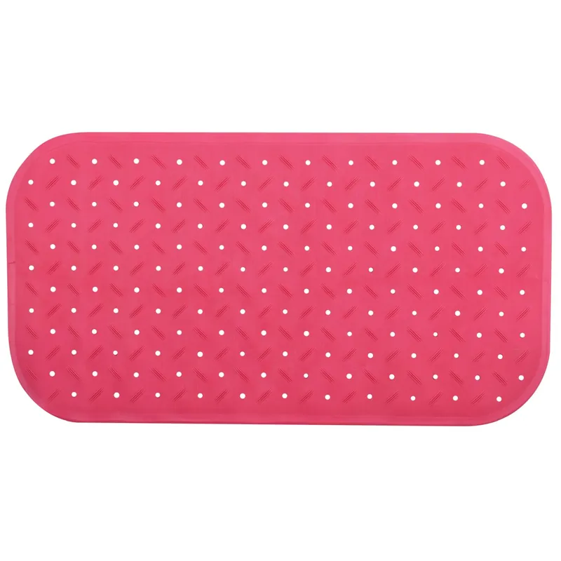 Hoge Kwaliteit MSV protiskluzová podložka do vany CLASS Premium, růžová, SBS kaučuk, 36 x 76 cm (142979)