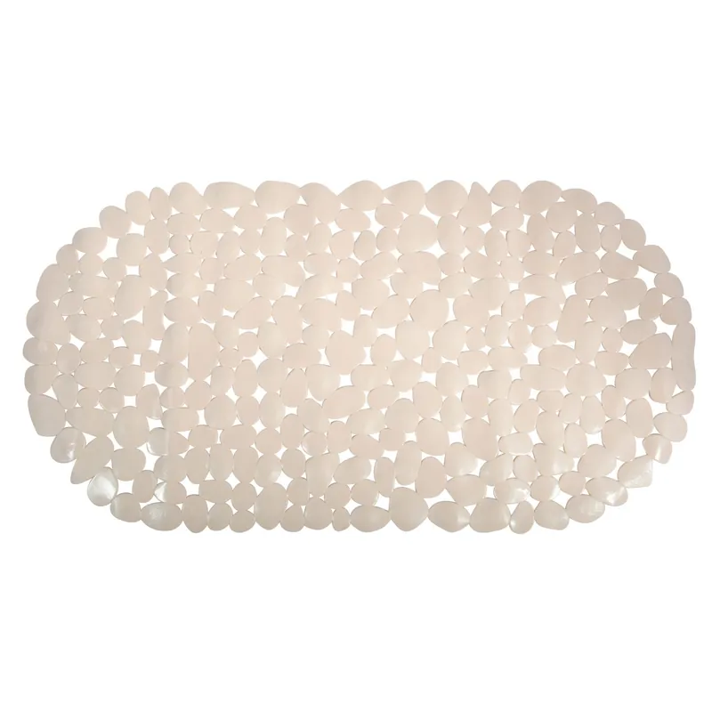 Koopje MSV protiskluzová podložka do vany GALETS, béžová, PVC, 99 x 39 cm (141206)