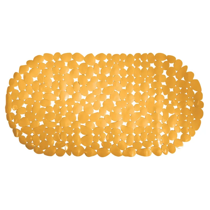 MSV protiskluzová podložka do vany GALETS, žlutá, PVC, 35 x 68 cm (144272) Superprijs
