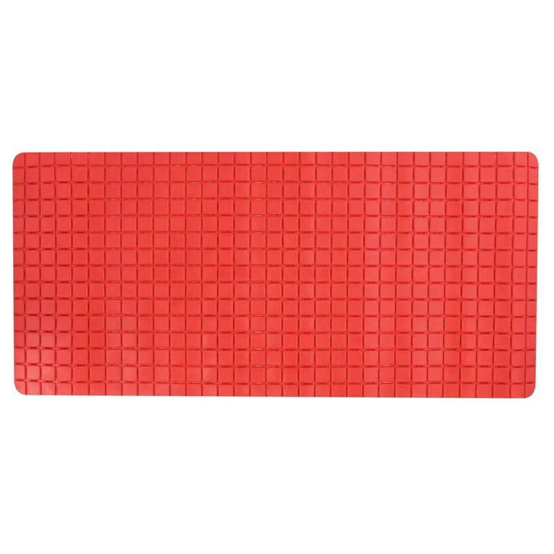 Aanbieding MSV protiskluzová podložka do vany QUADRO Premium, červená, SBS kaučuk, 36 x 76 cm (142908)