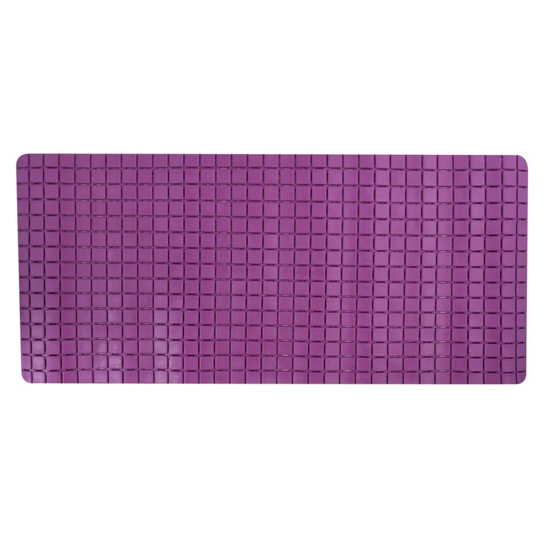 Merkproduct MSV protiskluzová podložka do vany QUADRO Premium, fialová, SBS kaučuk, 36 x 76 cm (142910)