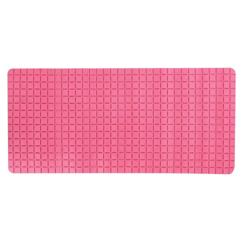 MSV protiskluzová podložka do vany QUADRO Premium, růžová, SBS kaučuk, 36 x 76 cm (142902) Speciale Aanbieding