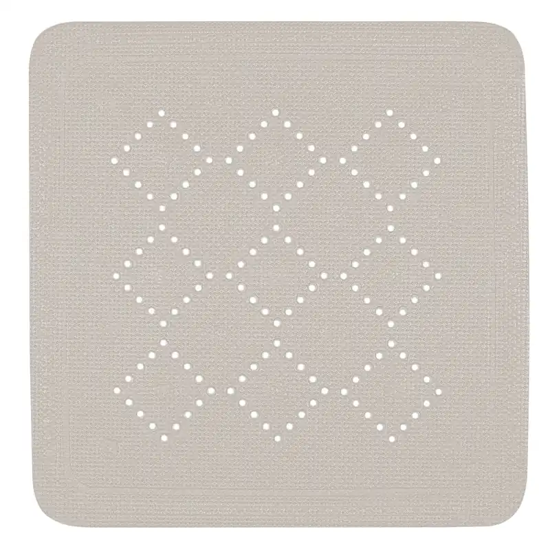 Spirella protiskluzová podložka do sprchy ALASKA, šedo-hnědá, PVC, 55 x 55 cm (10.20187) Direct Beschikbaar