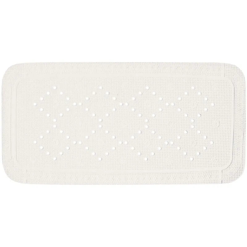Bestseller Spirella protiskluzová podložka do vany ALASKA, bílá, PVC, 71 x 36 cm (10.70533)