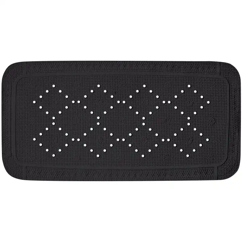 Dagaanbieding Spirella protiskluzová podložka do vany ALASKA, černá, PVC, 91 x 36 cm (10.20445)
