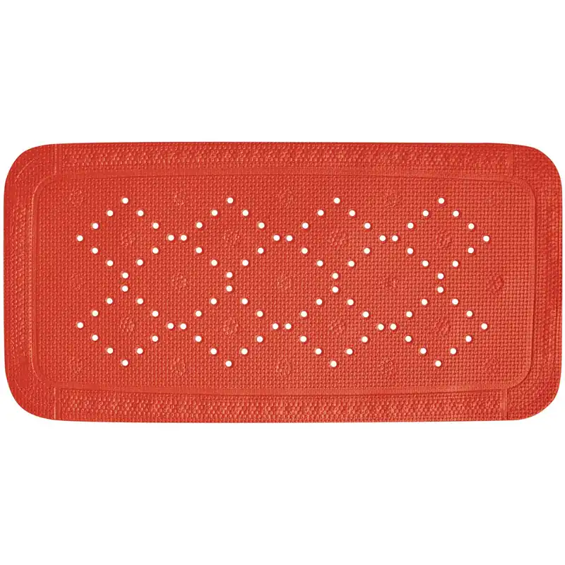Alleen Vandaag Spirella protiskluzová podložka do vany ALASKA, červená, PVC, 71 x 36 cm (10.13381)