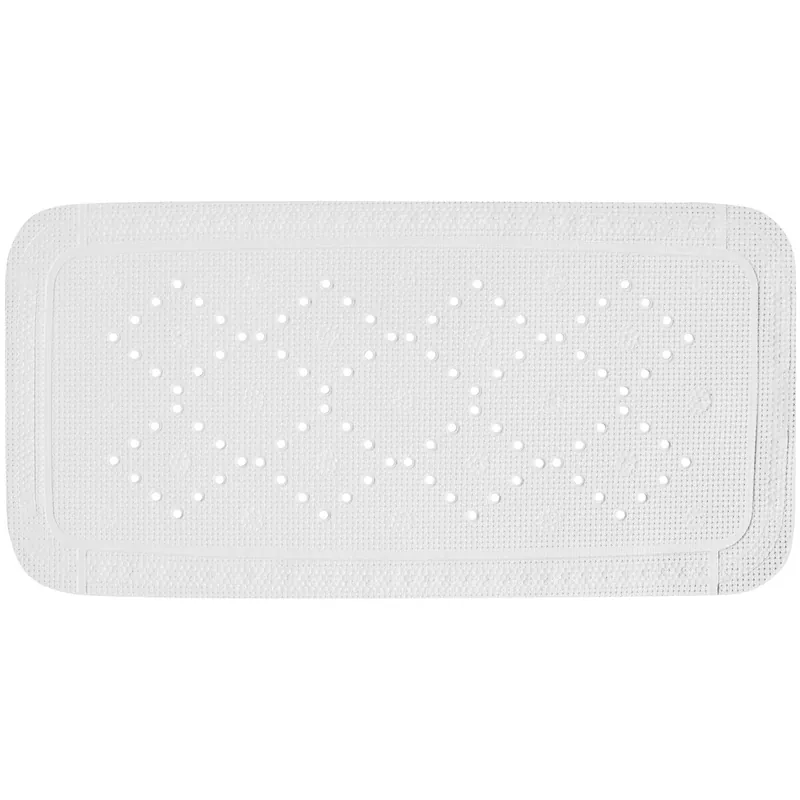 Bestseller Spirella protiskluzová podložka do vany ALASKA, sněhově bílá, PVC, 71 x 36 cm (10.20448)