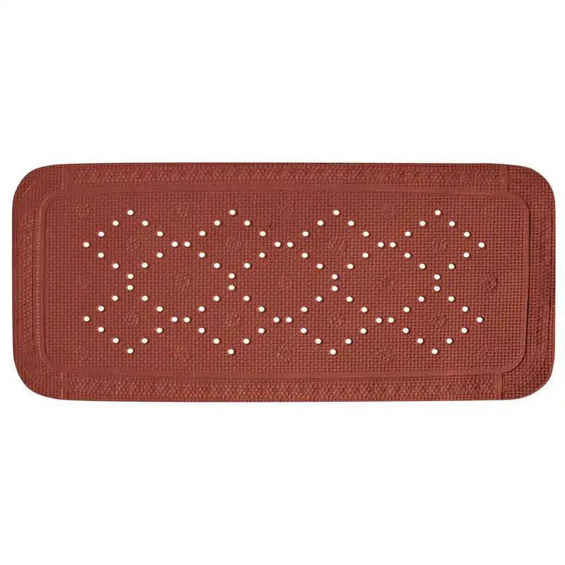 Spirella protiskluzová podložka do vany ALASKA, terakota, PVC, 91 x 36 cm (10.22554) Flitsaanbieding
