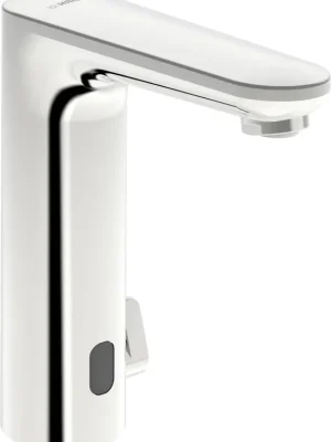 Sleva Hansaelectra Digital - umyvadlová baterie, 230/9 V, Bluetooth, mosaz, vyložení 124 mm (93702009)