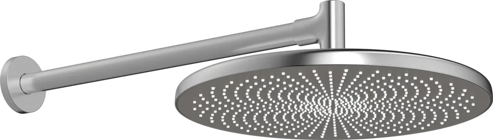 Nu Kopen Hansaaurelia - hlavová sprcha, průměr 300 mm, přívod ze stěny, broušená ocel (4726030080)
