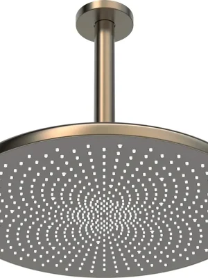 Hansaaurelia - hlavová sprcha, průměr 300 mm, přívod ze stropu, broušený bronz (4727030081) Cenově Výhodný