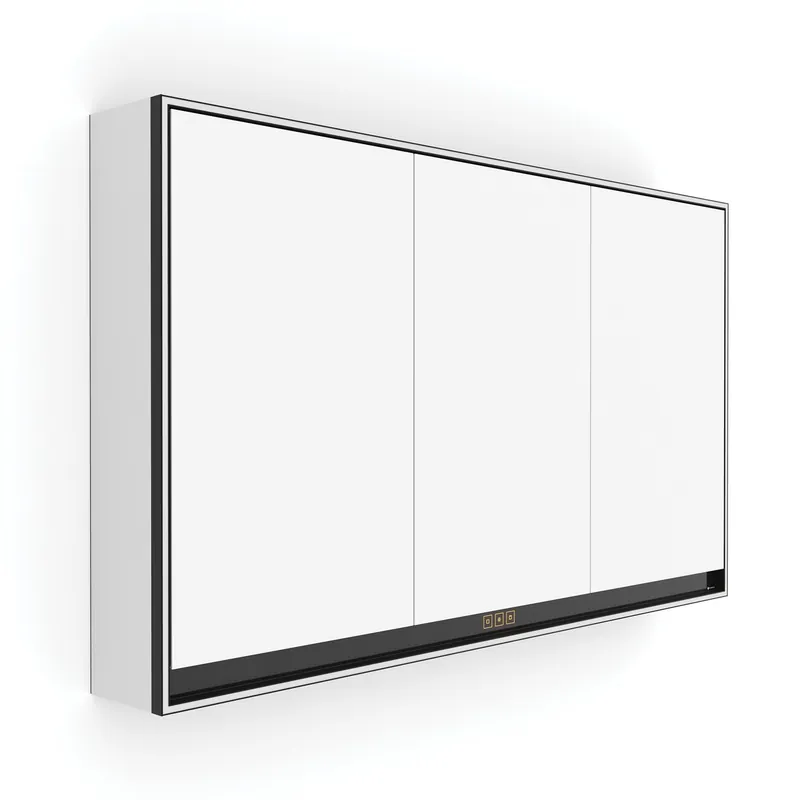Flitsaanbieding Černá LED podsvícená zrcadlová skříňka 1200 (GAC 10006VX-90)